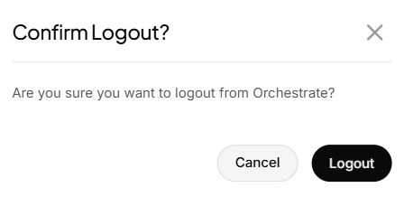 Admin Console: Logout (2)