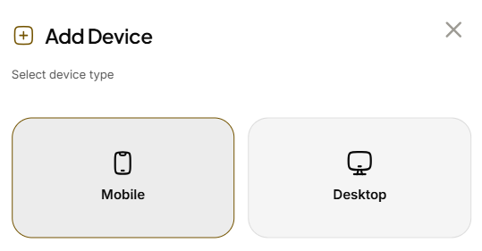 Admin Console: Add New Device (2)