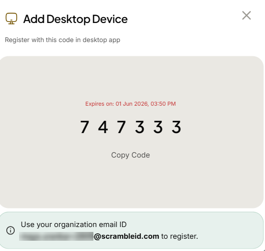 Admin Console: Add New Device (5)