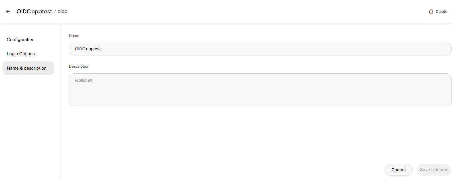 Admin Console: Login Options (2)