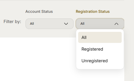 Admin Console: Search Criteria (2)