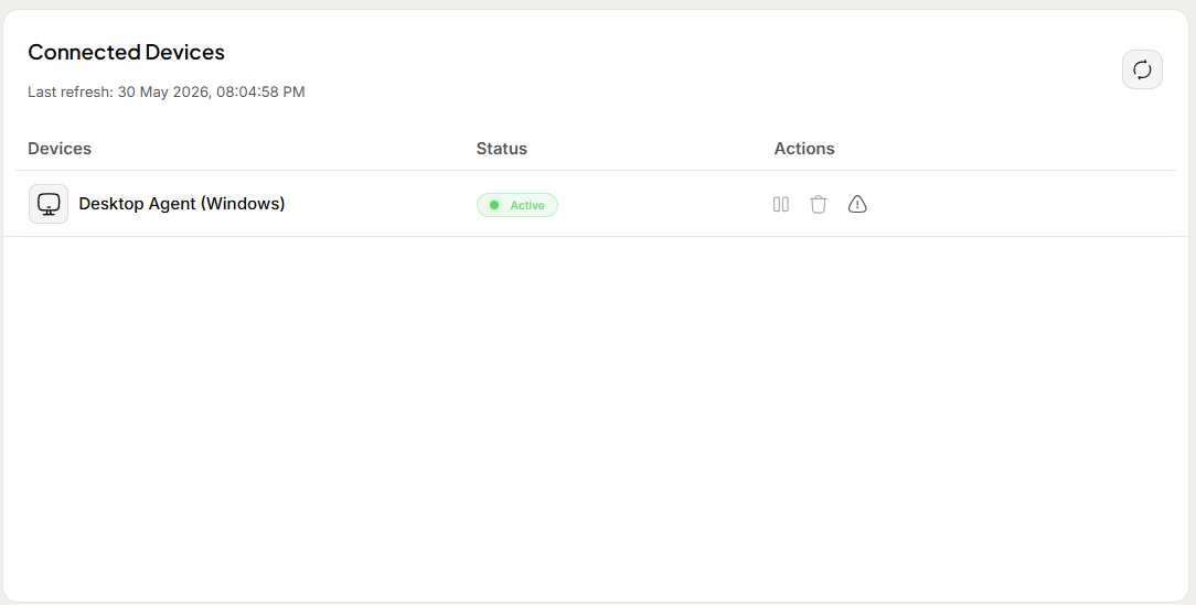 Admin Console: Manage User Devices