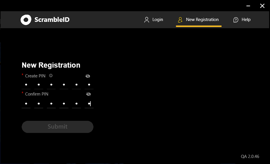 Desktop App: Register as a New User (4)