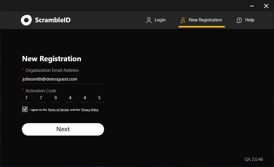 Desktop App: Add a new device using the self-service portal (4)
