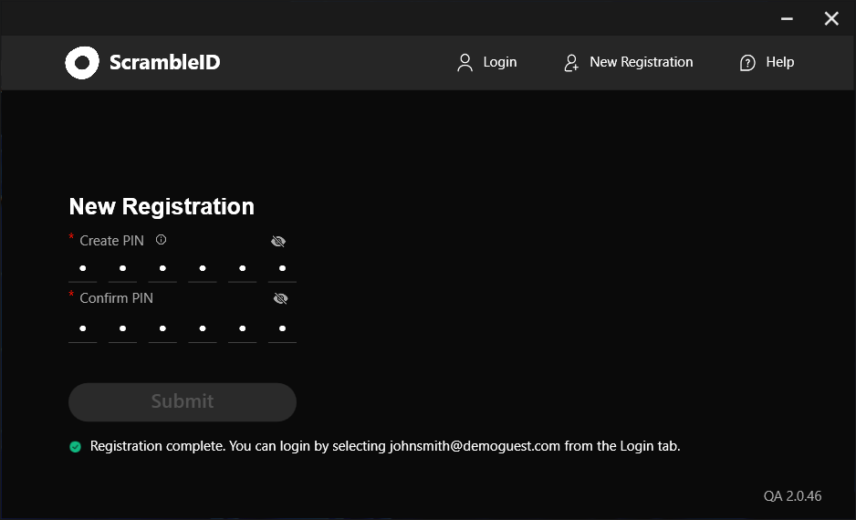 Desktop App: Add a new device using the self-service portal (5)