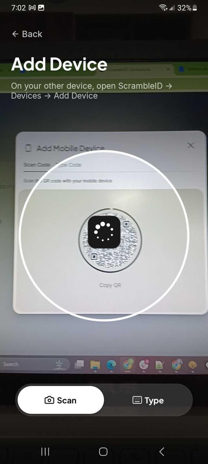 Mobile App: Adding a new device using the self-service portal (7)