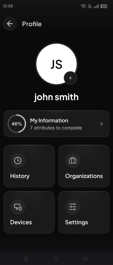 Mobile App: Profile (2)