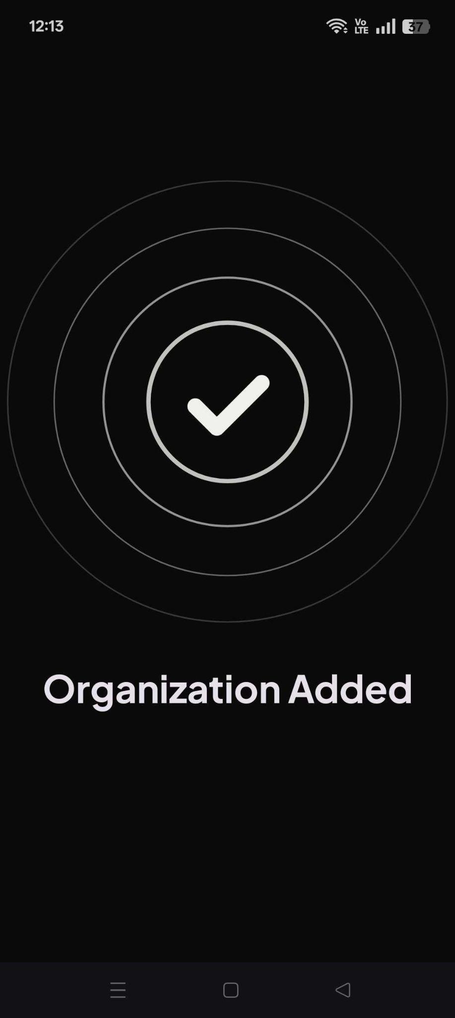 Mobile App: Add an organization (2)