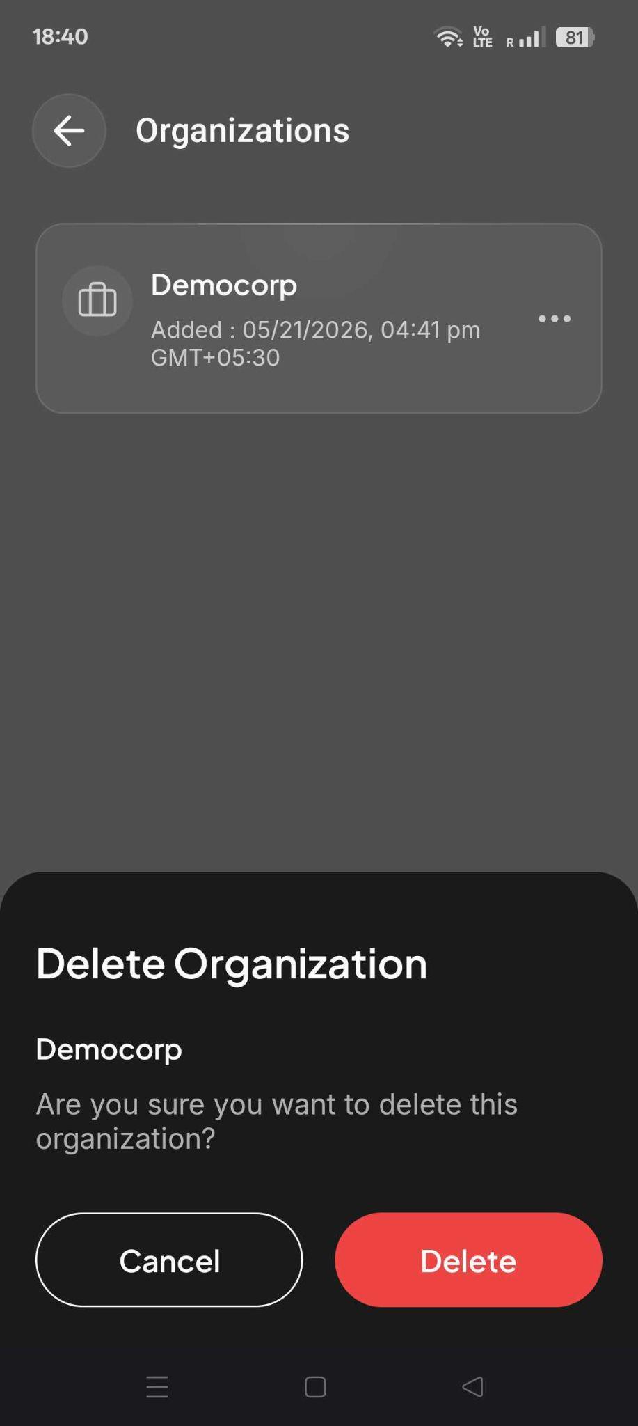 Mobile App: Add an organization (8)