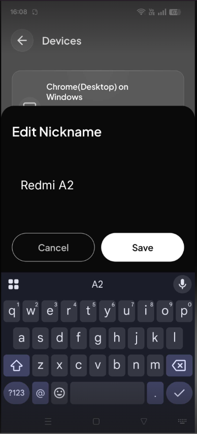 Mobile App: Profile > Devices (5)