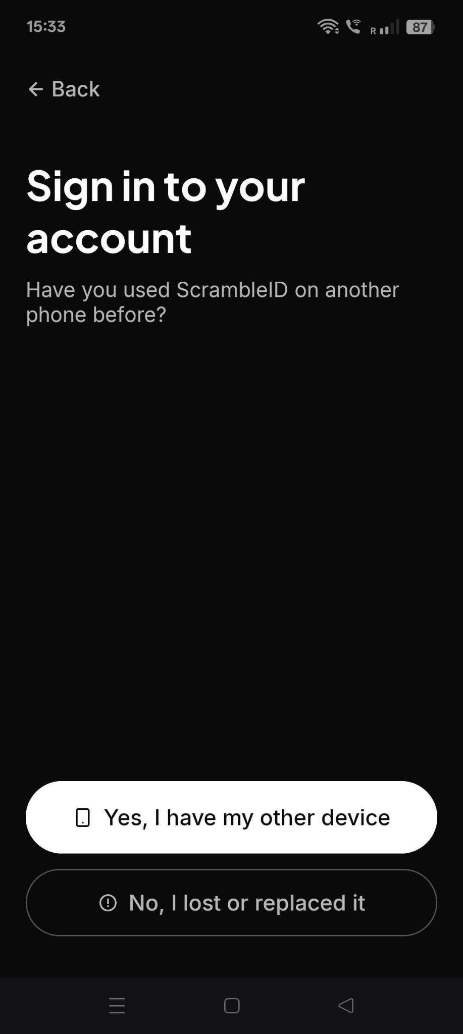Mobile App: Adding a new device (3)