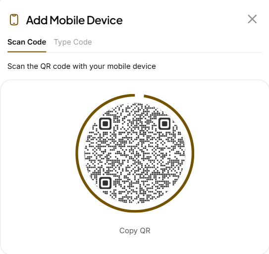 Mobile App: Adding a new device using the self-service portal (3)
